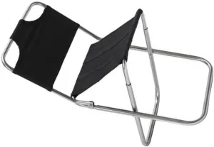 Foldable Chair Black Folding Chairs Outdoor Portable Stool for Camping