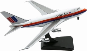 for United Airlines Boeing B747SP Airbus Diecast 1:400 Scale Aircraft Model Collection Ornaments with Stand