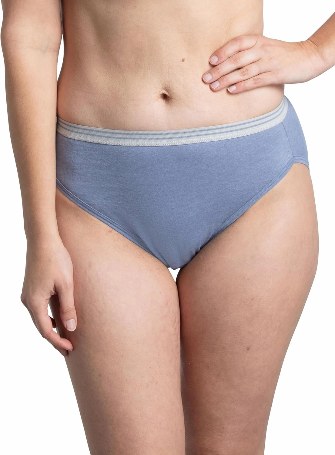 Fruit of the Loom Women's Cotton Blend Hi Cut Brief