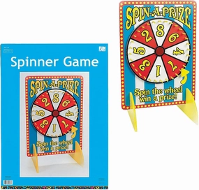Fun Express Carnival Spinner Game – Interactive Spin The Wheel Game for Carnival-Themed Parties Fairs Festivals & Events – Perfect for Kids and Adults – Great for Prizes Games and Fun Activities