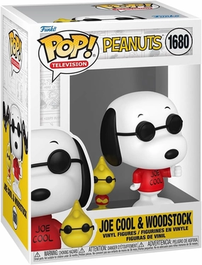 Funko Pop&Buddy: Peanuts - Joe Cool with Woodstock - Classic Peanuts - Collectable Vinyl Figure - Gift Idea - Official Merchandise - Toys for Kids & Adults - Cartoon/Animation Fans