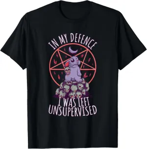 Funny hell bunny cute pentagram goth grunge T-Shirt