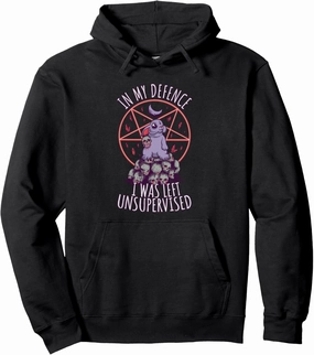 Funny hell bunny cute pentagram goth grunge Pullover Hoodie