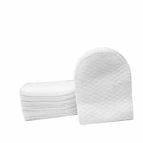 Gatuida Facial Cotton Pads 240 U-shaped Makeup Removal Pads Storage Box for Toner and Gel