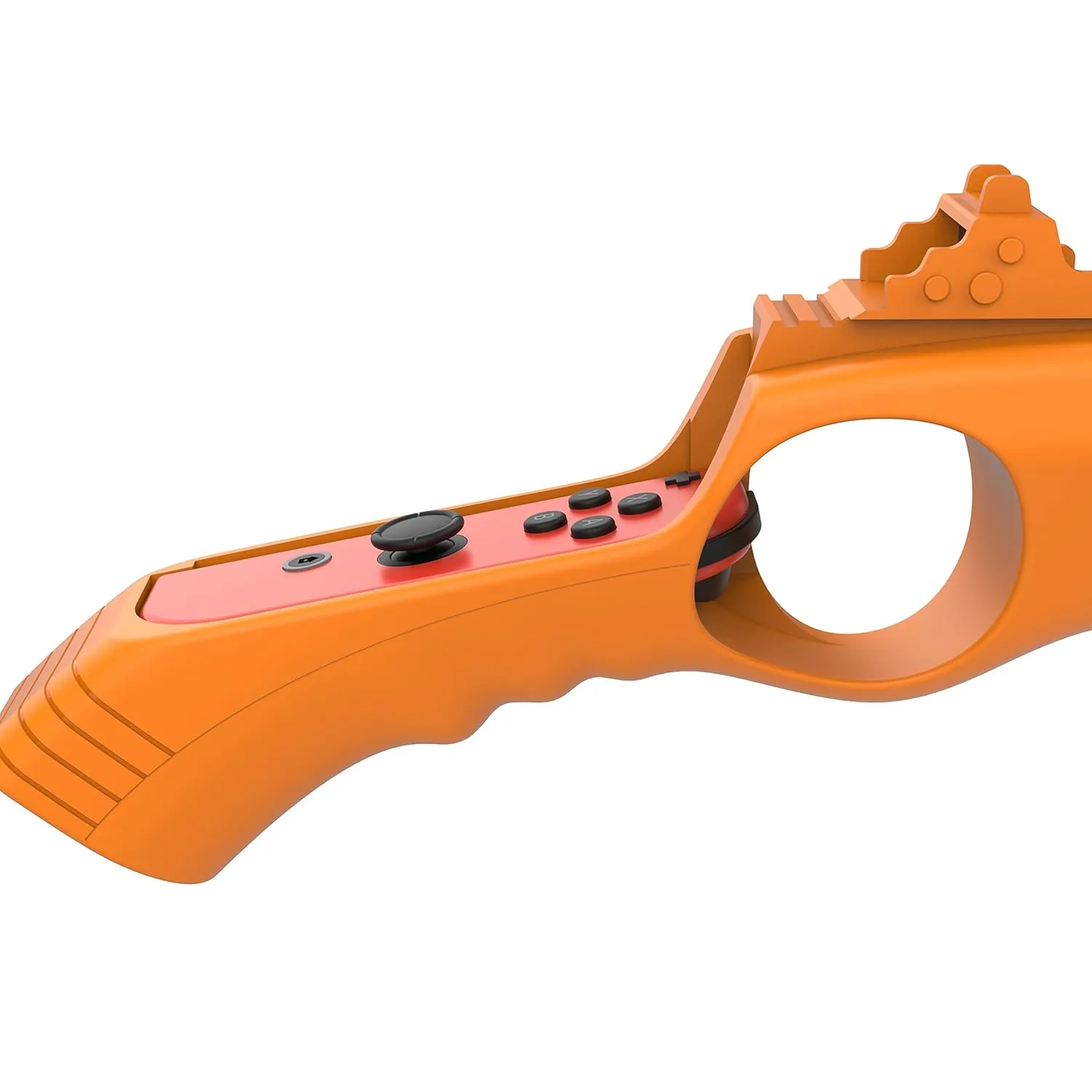 GH Joy con Gun Controller for Nintendo Switch (OLED) Shooting Games, Resident Evil, Cabela's, Sniper Elite, Doom, Hunting Simulator, Wolfenstein, Payday, Joycon Gun Grip, Purple & Brown