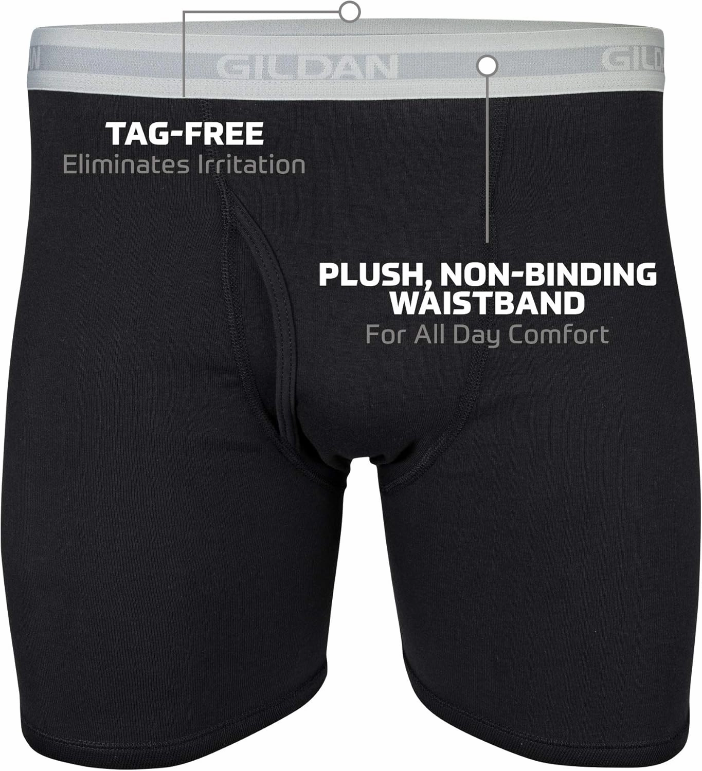 Gildan Men's Underwear Boxer Briefs, Multipack