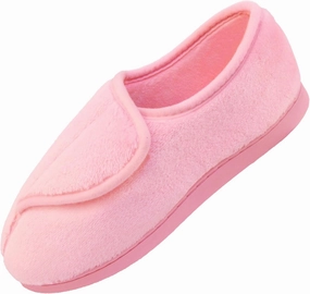 Git-up Women Soft wide Slippers Memory Foam Closed Toed Diabetic Arthritis Edema House Slippers