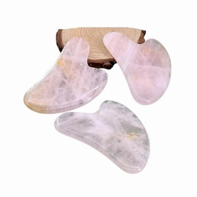 Gua Sha Tools Set Jade Roller Face Eyes Neck Body Real Natural Stone Beauty Massage Anti Aging Treatment(Style w)