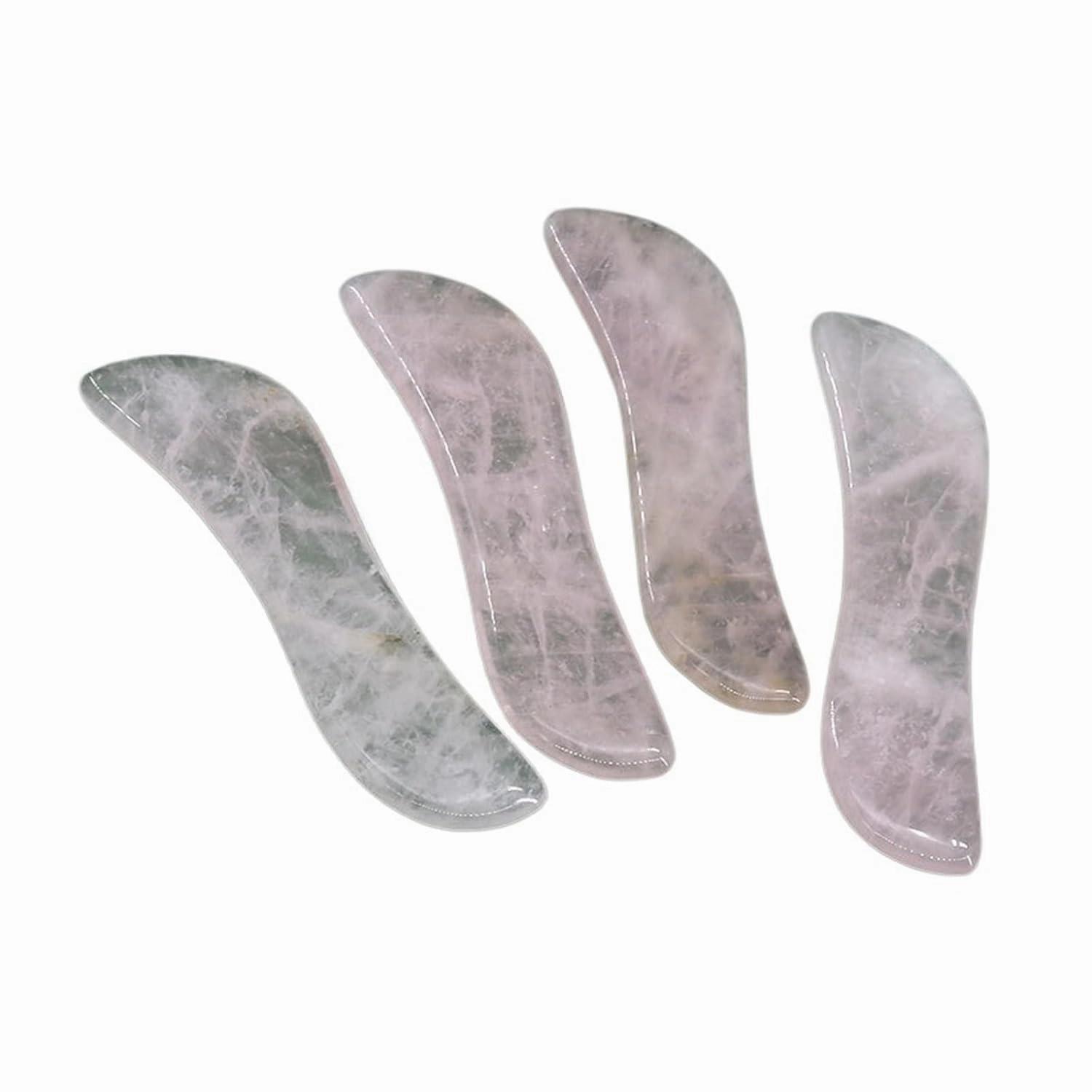 Gua Sha Tools Set Jade Roller Face Eyes Neck Body Real Natural Stone Beauty Massage Anti Aging Treatment(Style y)