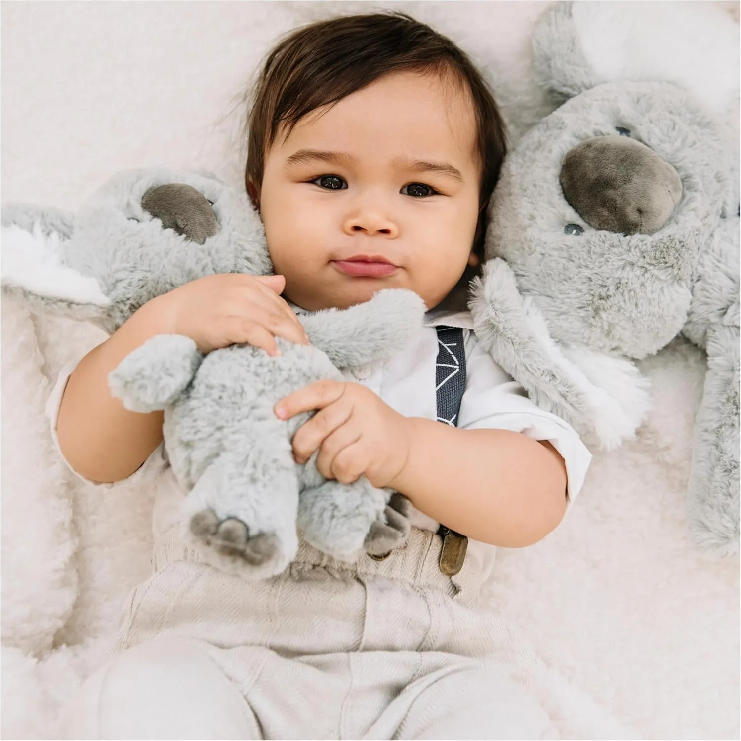 GUND Baby, Lil’ Luvs Collection Shay Koala Bear Plush Stuffed Animal, Gray and White, 12”