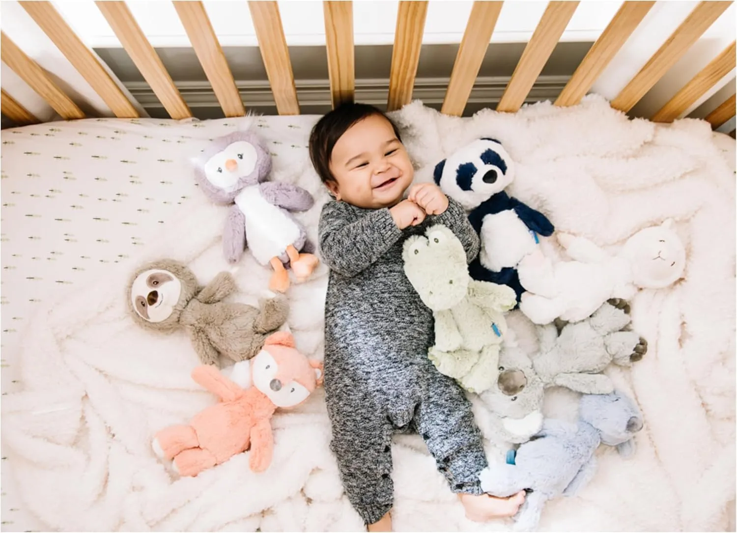 GUND Baby, Lil’ Luvs Collection Shay Koala Bear Plush Stuffed Animal, Gray and White, 12”