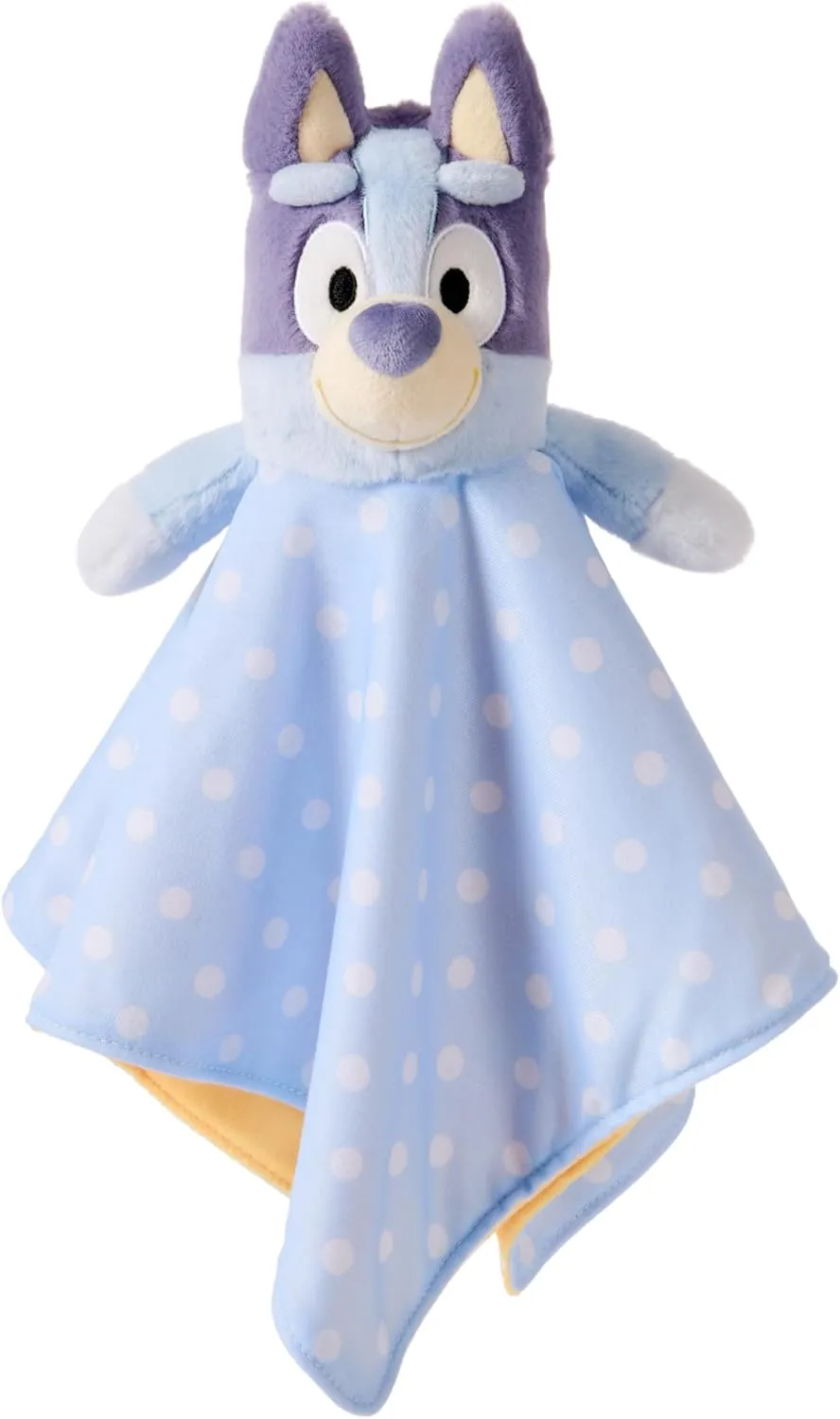 GUND Bluey Sustainably Soft Plush Lovey, Made with Recycled Materials, Baby Blanket with Stuffed Animal, Blue, 13”