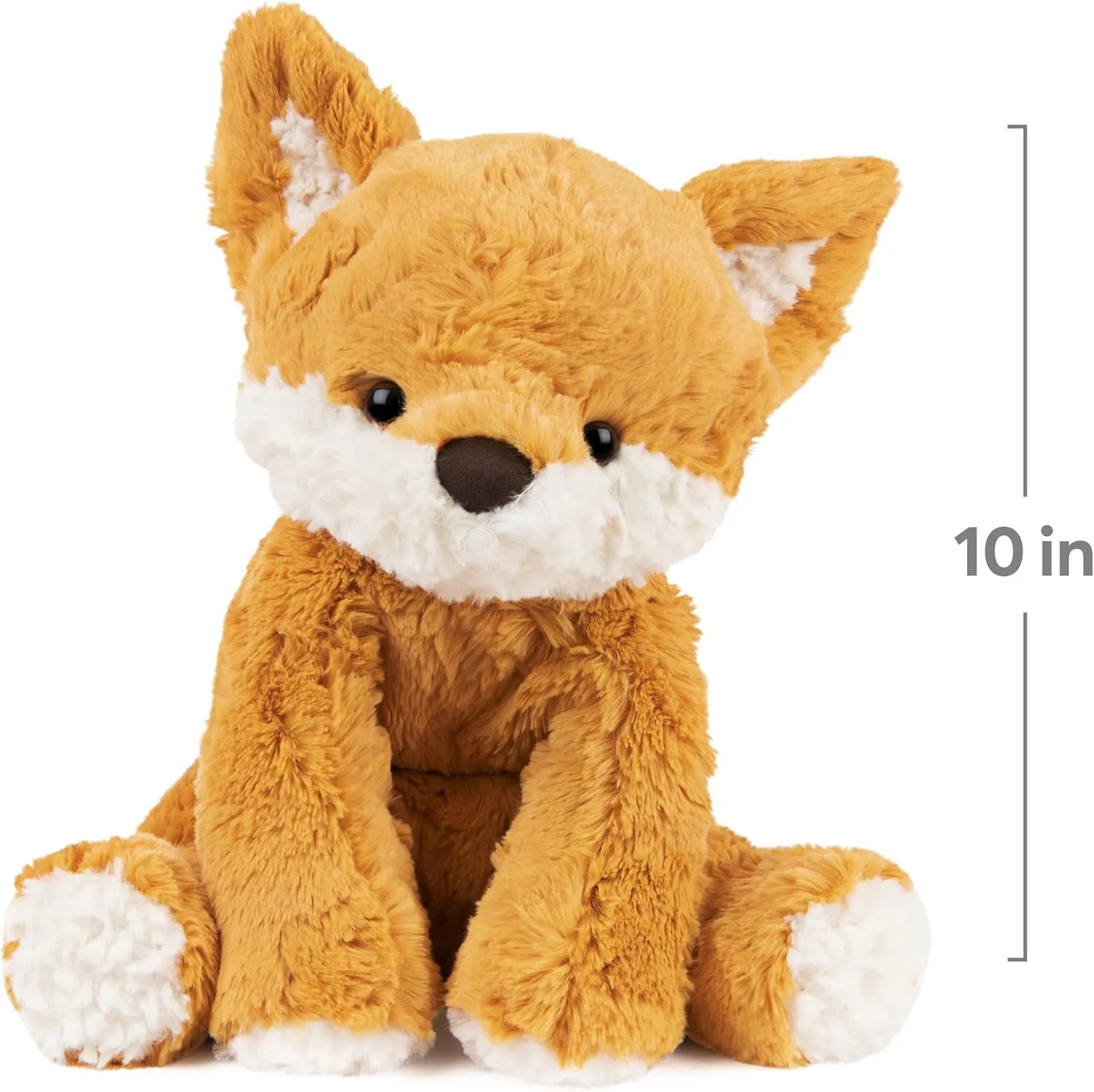 GUND Cozys Collection Fox Stuffed Animal Plush Toy for Ages 1 and Up, Orange, 10”