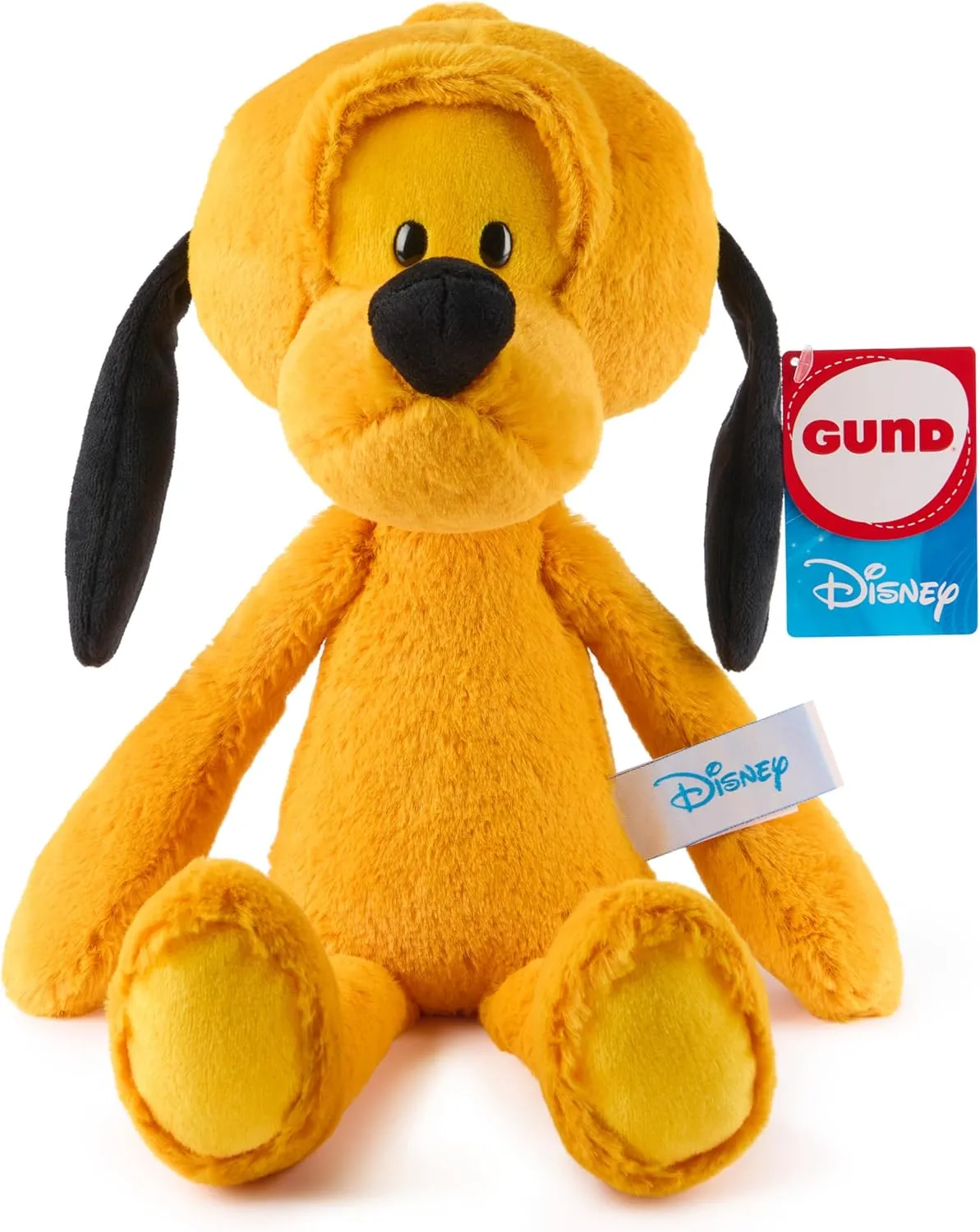 GUND Disney Official Pluto Toothpick Plush, Pluto Dog Stuffed Animal for Ages 1 and Up, Yellow, 15”