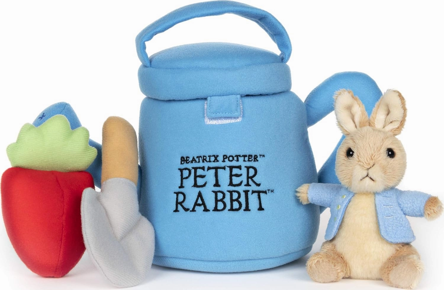 Gund Beatrix Potter Peter Rabbit Easter Basket Plush Playset, 5 Pieces, 6"