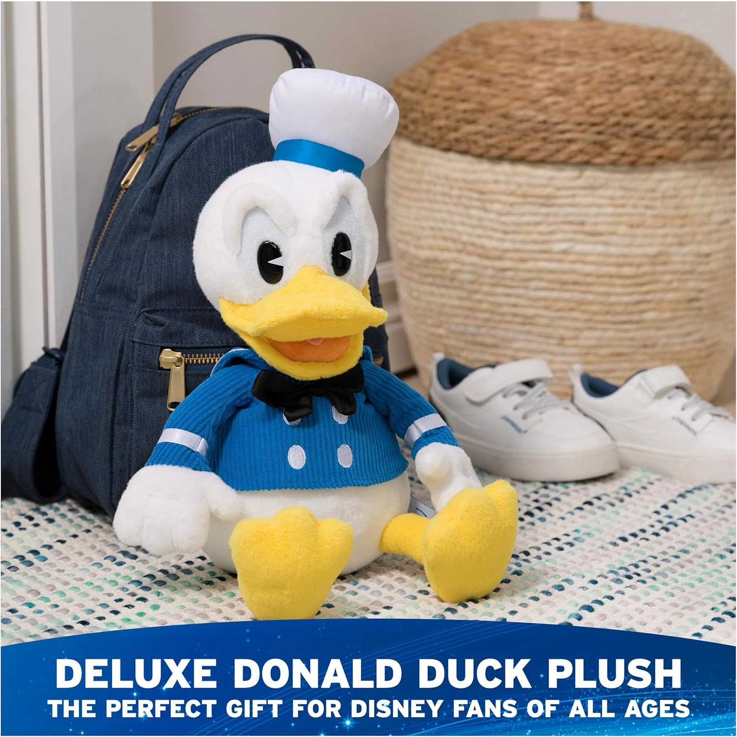 GUND Disney Official Donald Duck Classic Plush, Mickey and Friends, Deluxe Collector Stuffed Animal for Ages 1 and Up, Blue/White, 14”