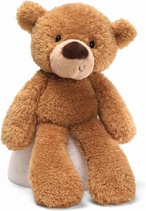 GUND Fuzzy Teddy Bear, Premium Stuffed Animal for Ages 1 and Up, Beige, 13.5”