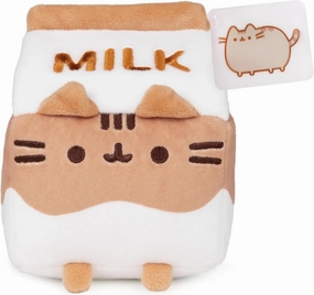 GUND Pusheen Chocolate Milk Plush Cat Stuffed Animal for Ages 8 and Up, Brown/White, 6”