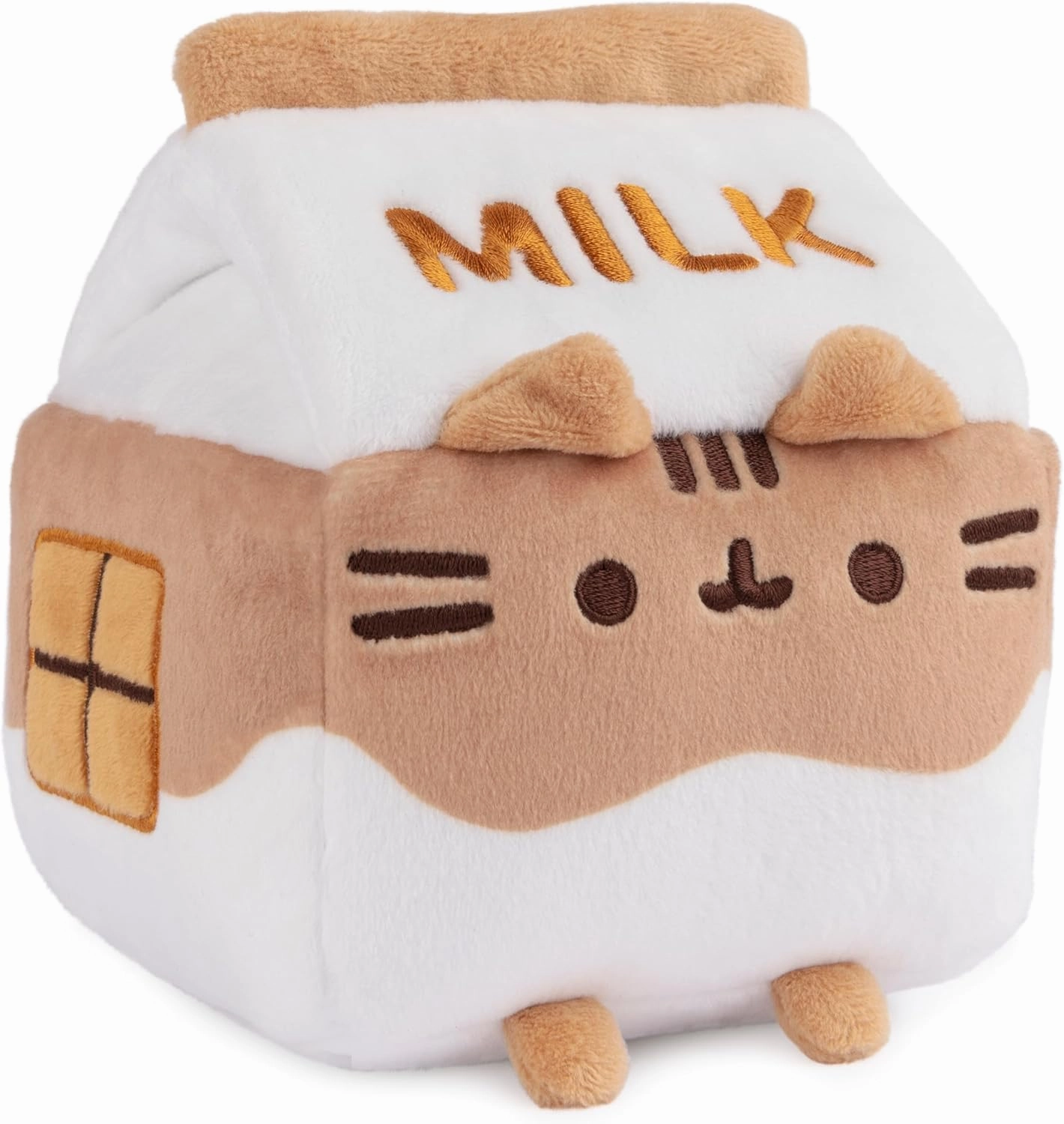 GUND Pusheen Chocolate Milk Plush Cat Stuffed Animal for Ages 8 and Up, Brown/White, 6”