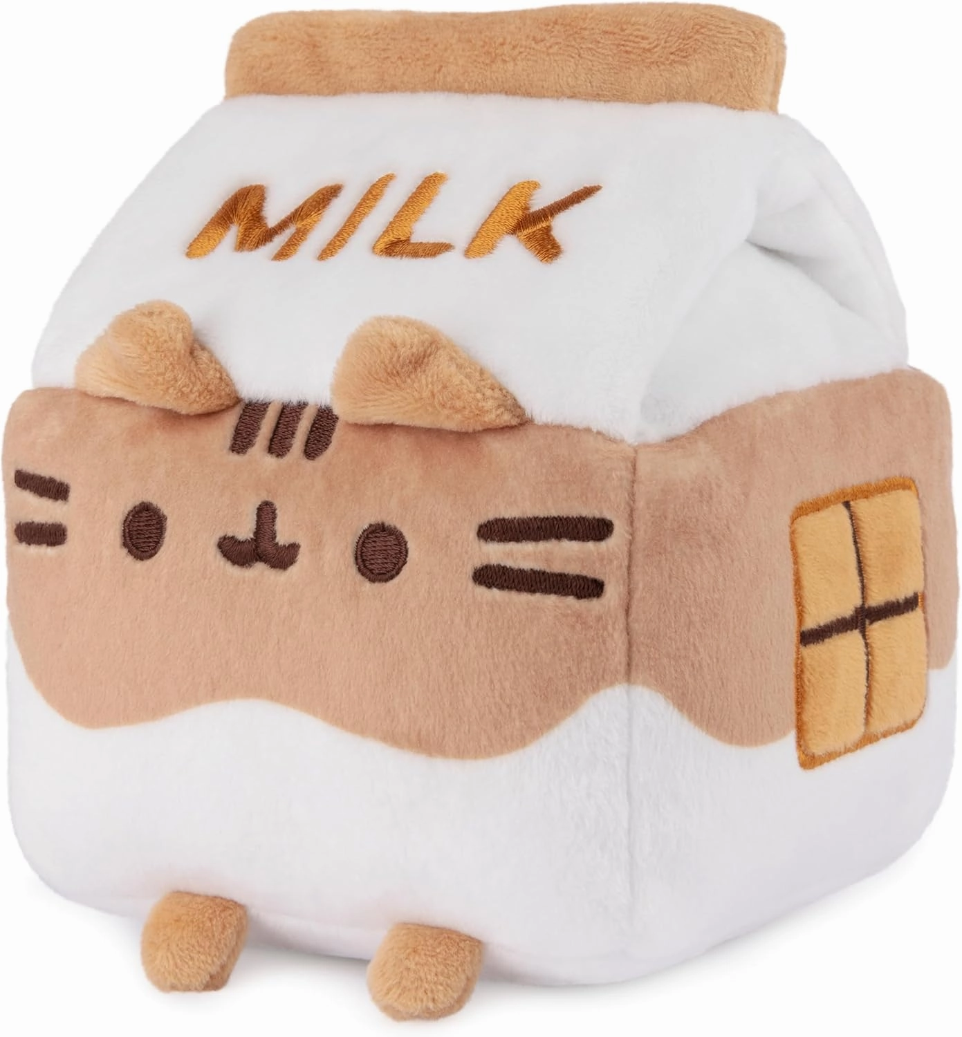 GUND Pusheen Chocolate Milk Plush Cat Stuffed Animal for Ages 8 and Up, Brown/White, 6”