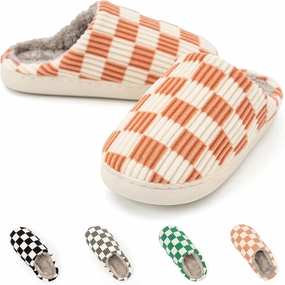 Guyarns House Slippers for Women & Men - Fuzzy, Casual Indoor/Outdoor Shoes with Memory Foam & Faux Fur Lining