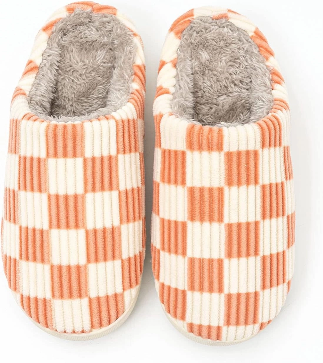 Guyarns House Slippers for Women & Men - Fuzzy, Casual Indoor/Outdoor Shoes with Memory Foam & Faux Fur Lining