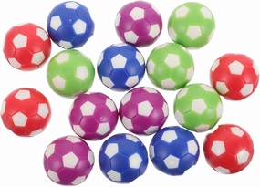 HANABASS 16pcs Mini Footballs Table Football Accessories for Foosball Table Games Easy to Clean Maintain for Home Office Bar Use