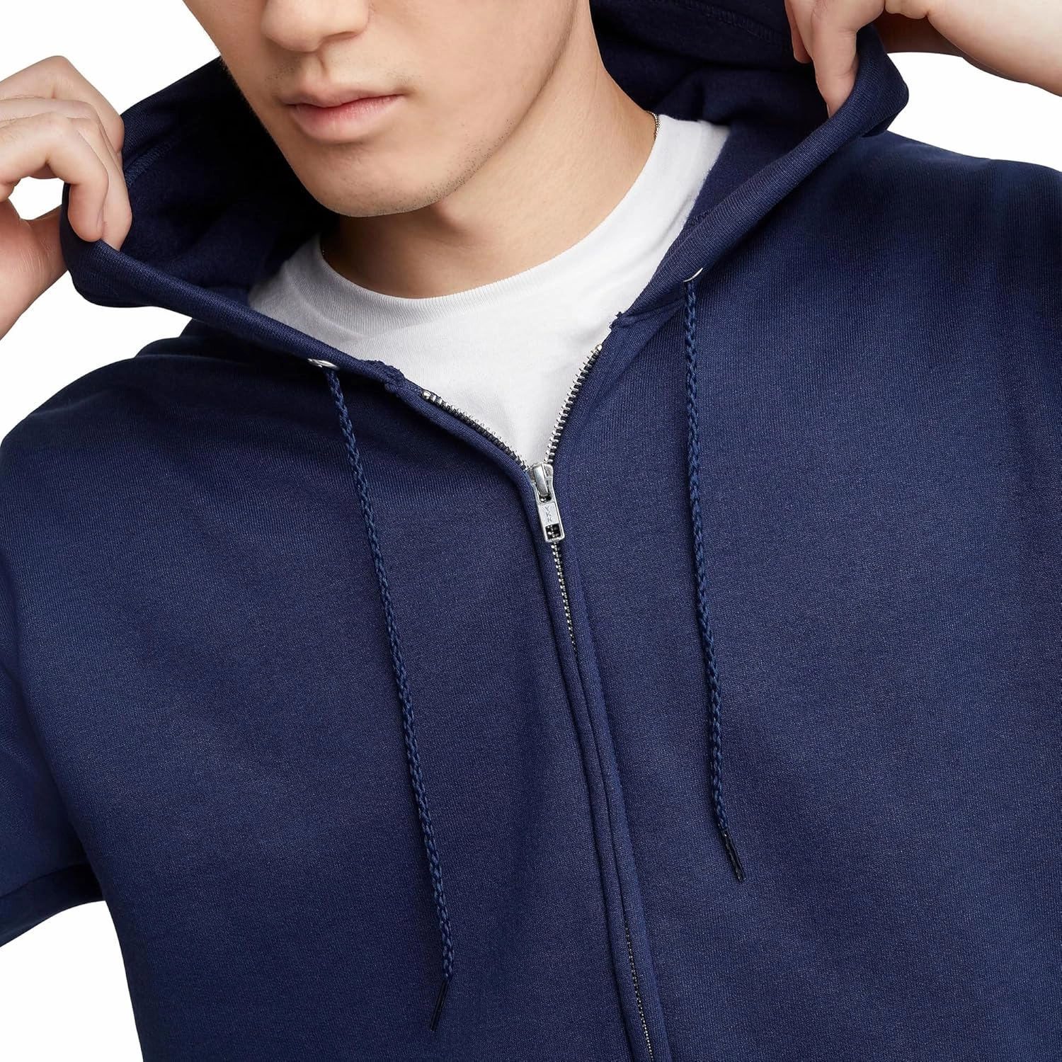 Hanes Men's EcoSmart Fleece Full-Zip Hoodie Sweatshirt