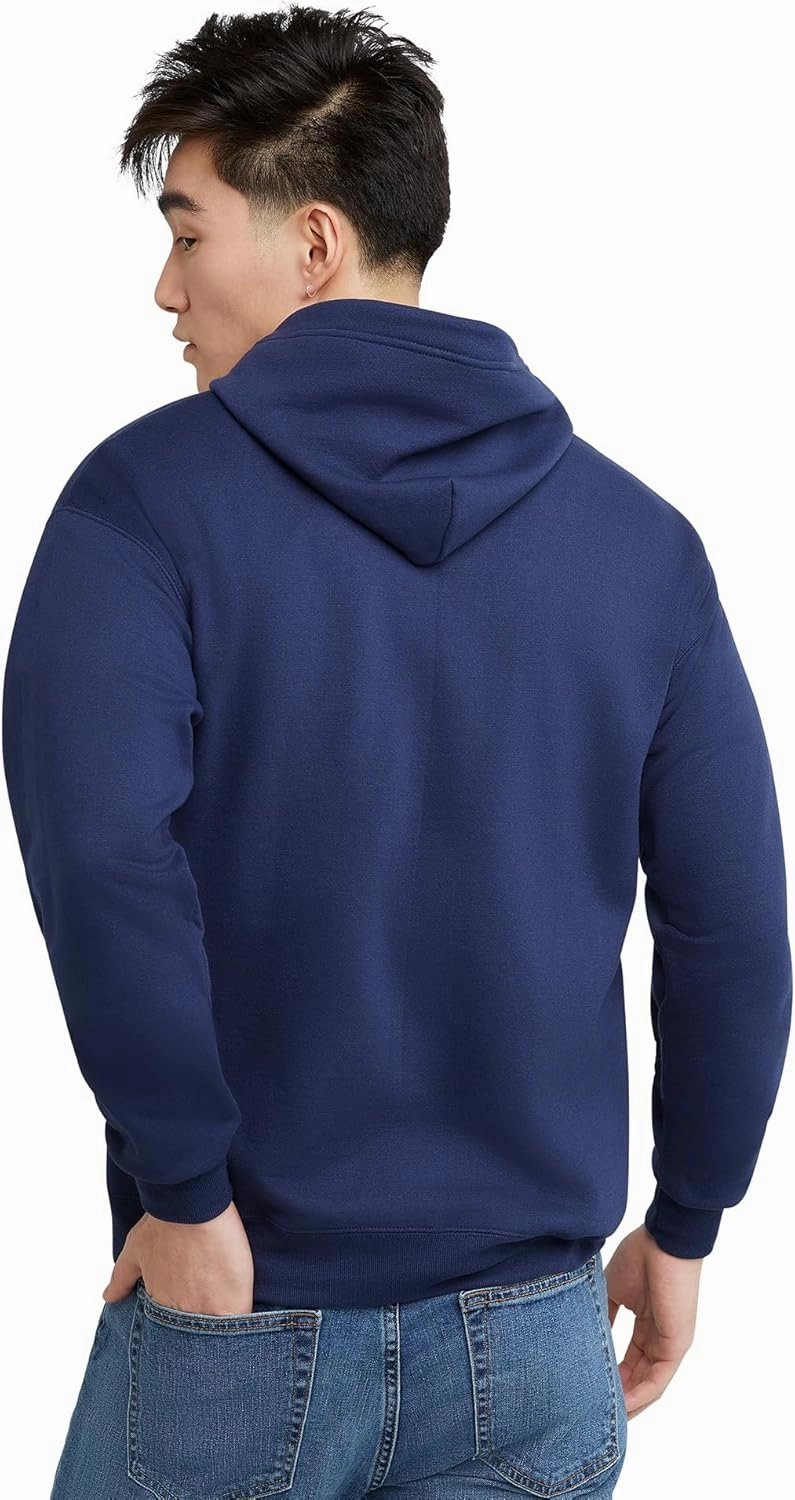 Hanes Men's EcoSmart Fleece Full-Zip Hoodie Sweatshirt