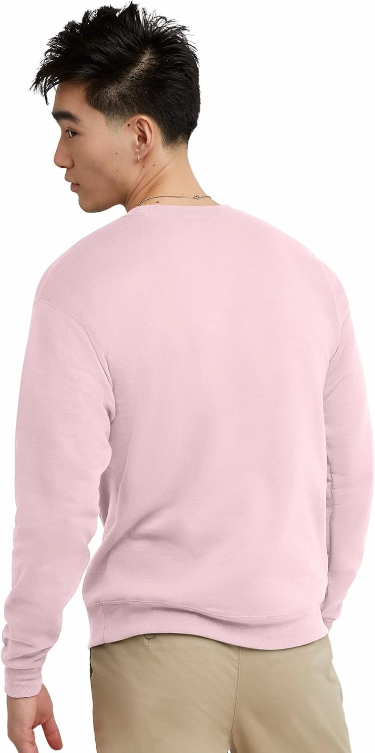 Hanes Men's EcoSmart Fleece, Pullover Crewneck Sweatshirt, 1 or 2 Pack