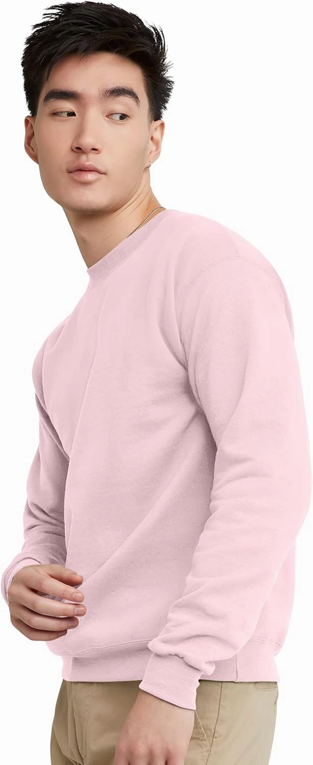 Hanes Men's EcoSmart Fleece, Pullover Crewneck Sweatshirt, 1 or 2 Pack