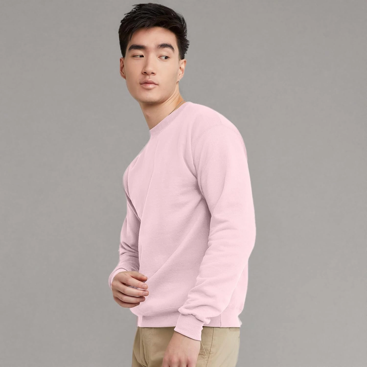 Hanes Men's EcoSmart Fleece, Pullover Crewneck Sweatshirt, 1 or 2 Pack
