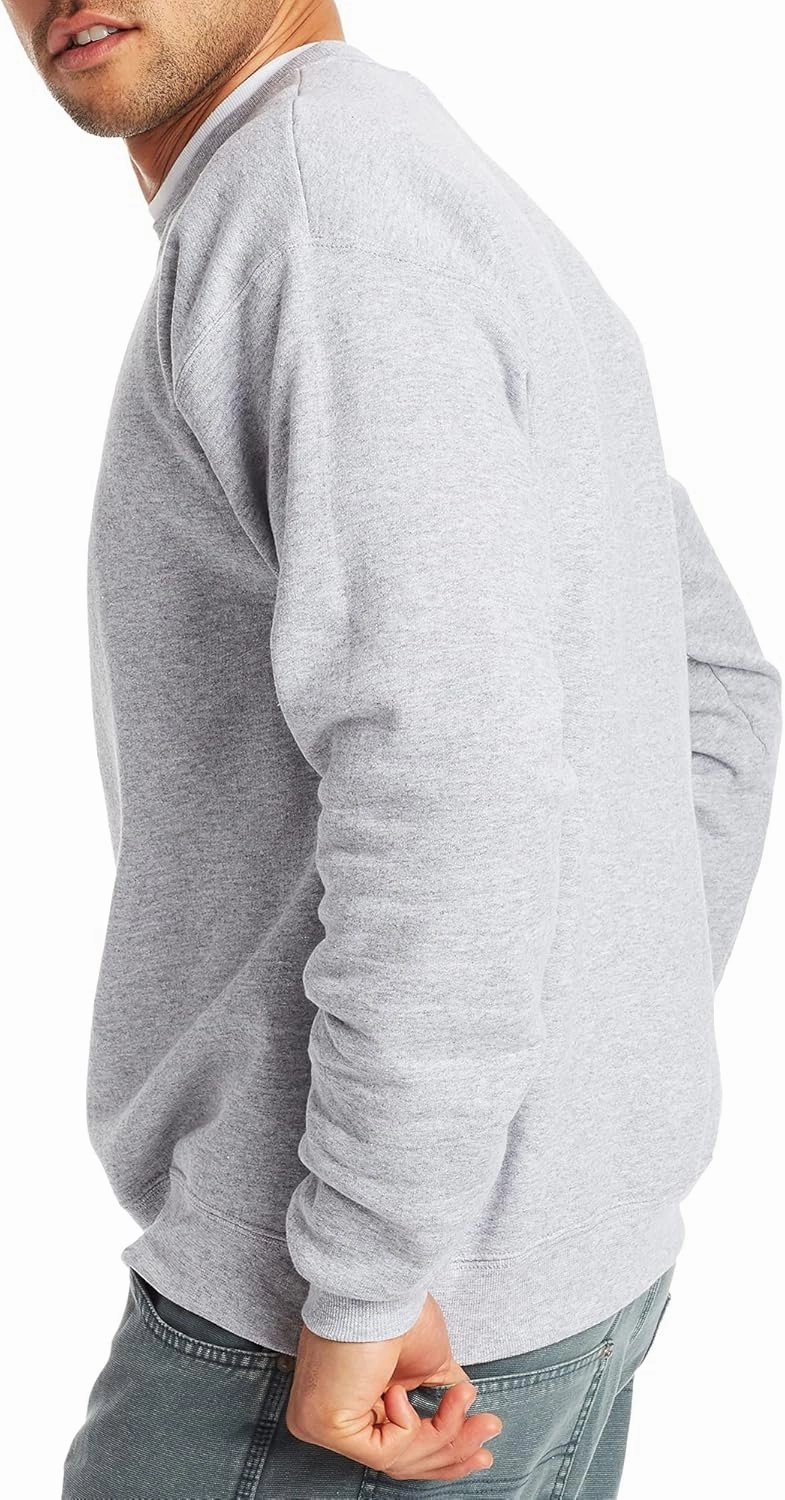 Hanes Men's EcoSmart Fleece, Pullover Crewneck Sweatshirt, 1 or 2 Pack