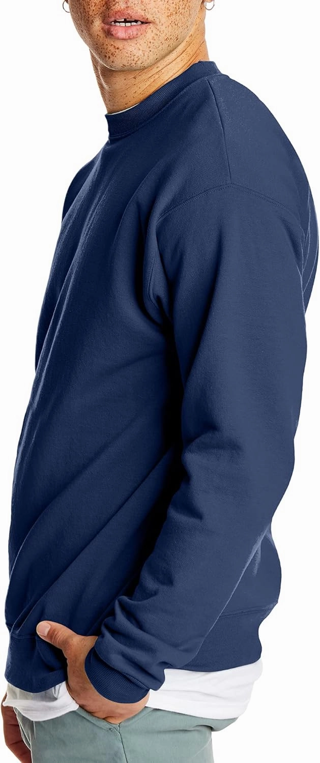 Hanes Men's EcoSmart Fleece, Pullover Crewneck Sweatshirt, 1 or 2 Pack