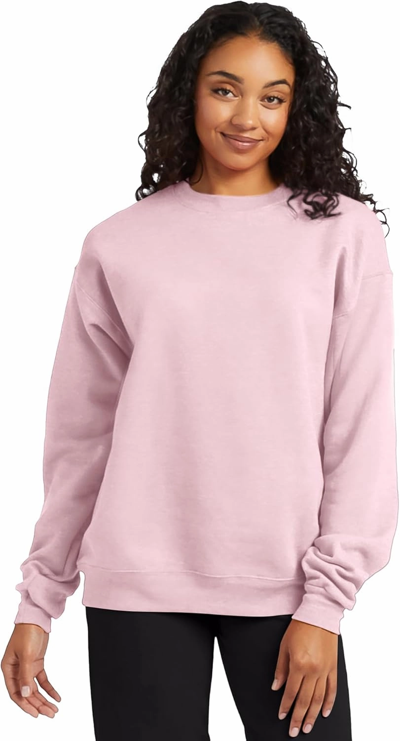 Hanes Men's EcoSmart Fleece, Pullover Crewneck Sweatshirt, 1 or 2 Pack
