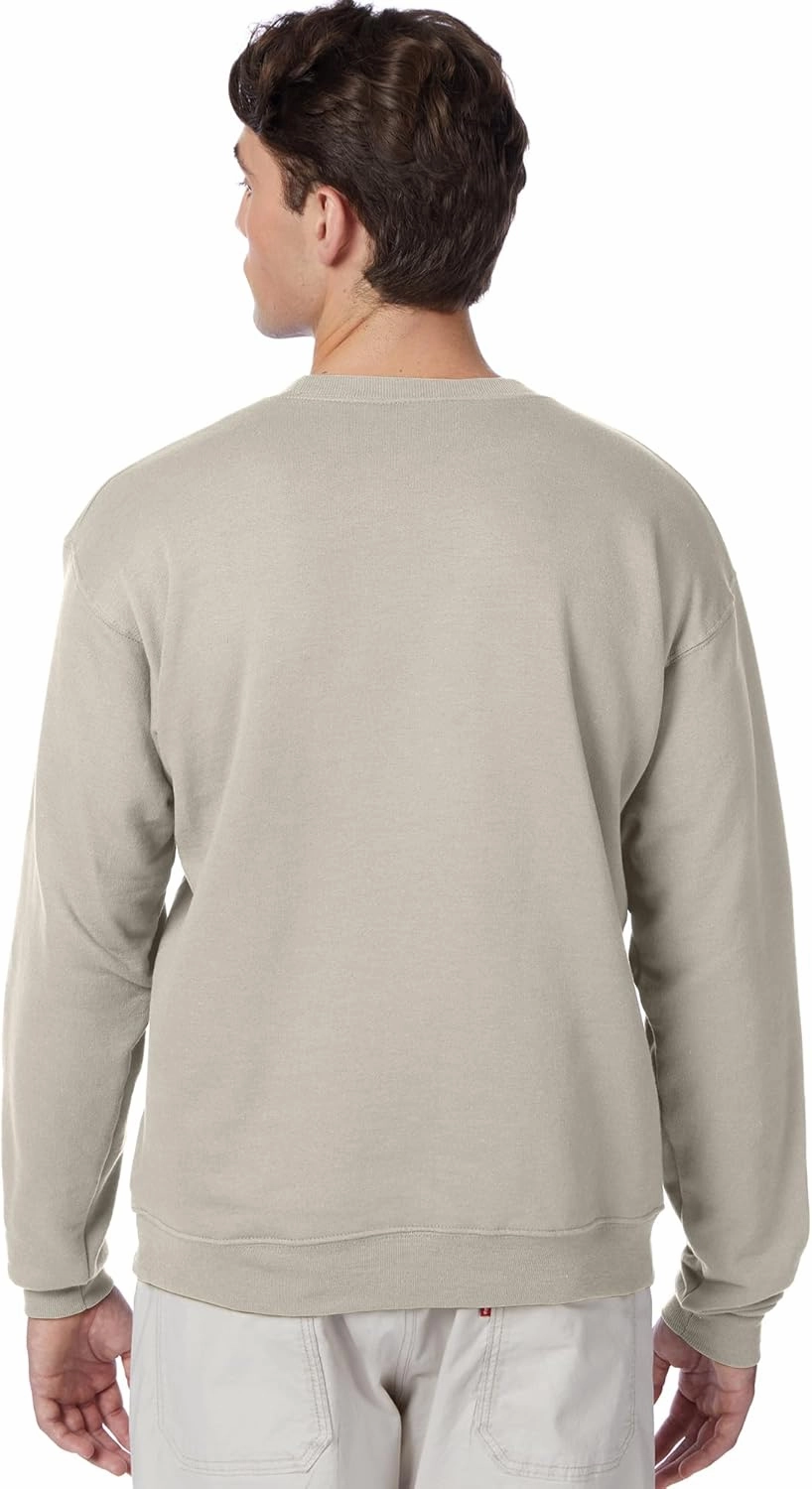 Hanes Men's EcoSmart Fleece, Pullover Crewneck Sweatshirt, 1 or 2 Pack