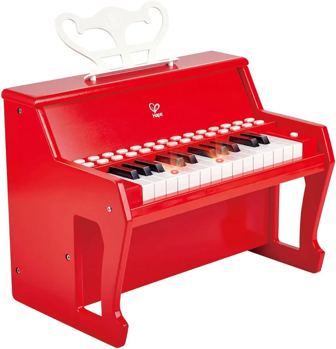 Hape Learn with Lights Piano, Red