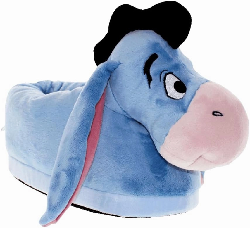 Happy Feet Animal Slippers for Adults and Kids, Cozy and Comfortable, Sturdy Rubber Soles, Thick 1-Inch Memory Foam Footbed, Non-Skid Bottoms, Plush Velvety Material Slippers, As Seen on Shark Tank