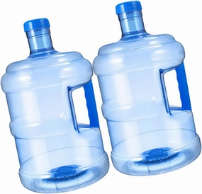 Happyyami 2pcs Thickened Water Storage Bucket Handle Camping Water Tote Large Capacity Jug for Outdoor Activities