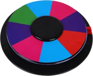 Hemoton Rotatable Prize Turntable Wheel Luck Prizes Wheel Double-Sided Writing Game Perfect for Bars