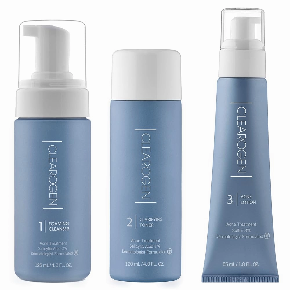 Hormonal Acne Solution Natural Anti-DHT Deluxe Set, 2-Month Sensitive Skin Kit