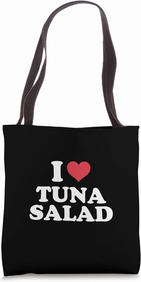 I love tuna salad I Heart tuna salad Fish Sandwich Meat Fan Tote Bag