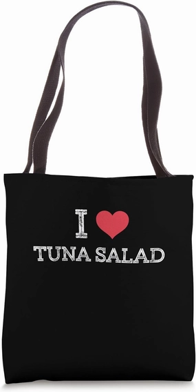 I love tuna salad I Heart tuna salad Fish Sandwich Meat Fan Tote Bag