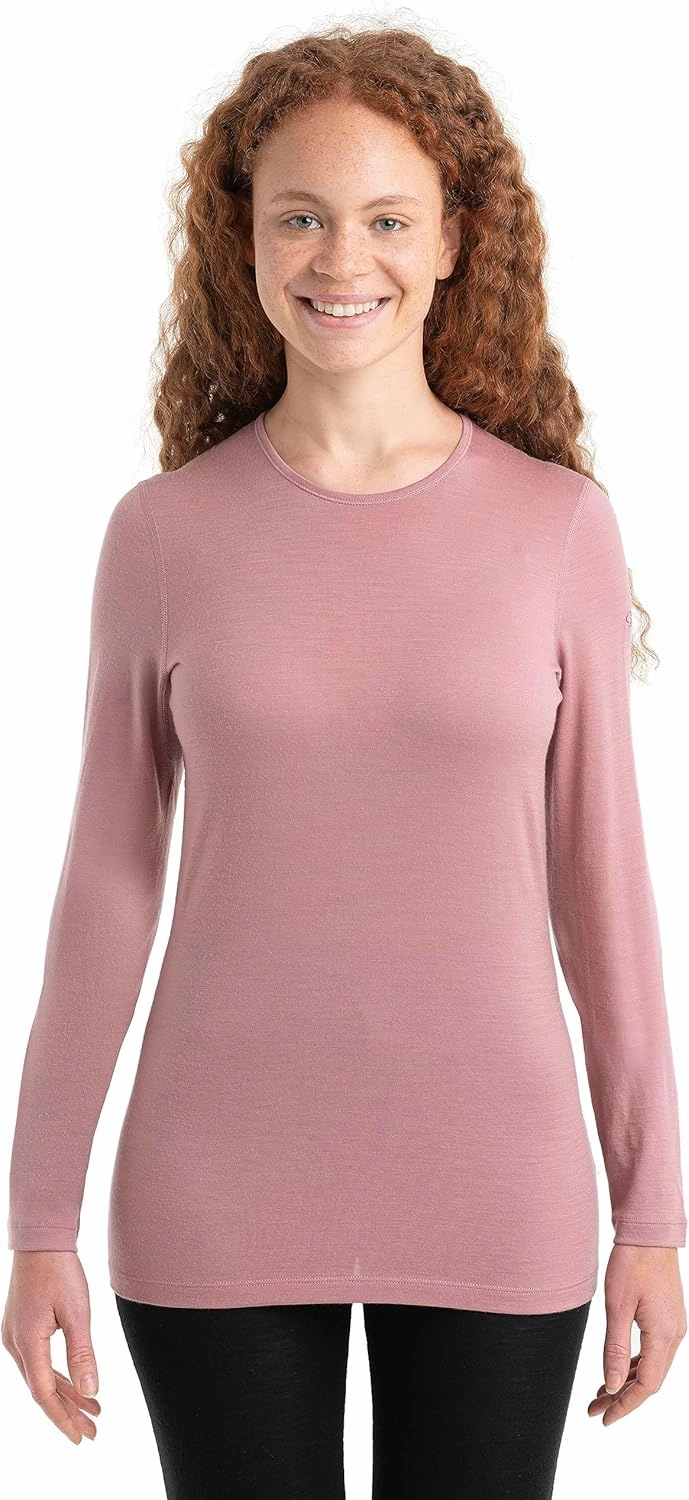 Icebreaker Merino Women's 200 Oasis Long Sleeve Thermal Cold Weather Base Layer T-Shirt