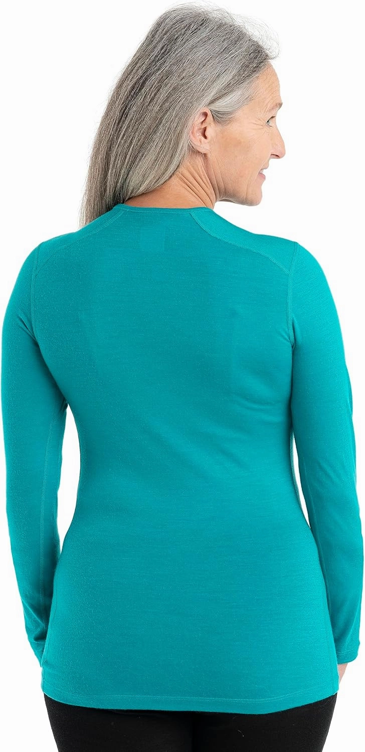 Icebreaker Merino Women's 200 Oasis Long Sleeve Thermal Cold Weather Base Layer T-Shirt