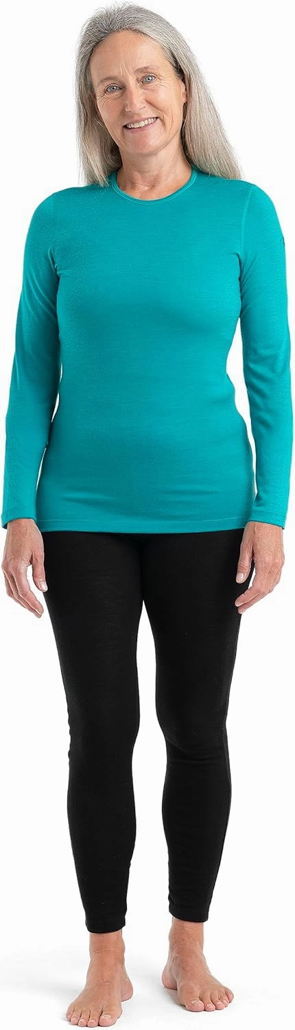 Icebreaker Merino Women's 200 Oasis Long Sleeve Thermal Cold Weather Base Layer T-Shirt
