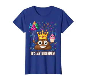 It's My Birthday Poop Emoji T-Shirt