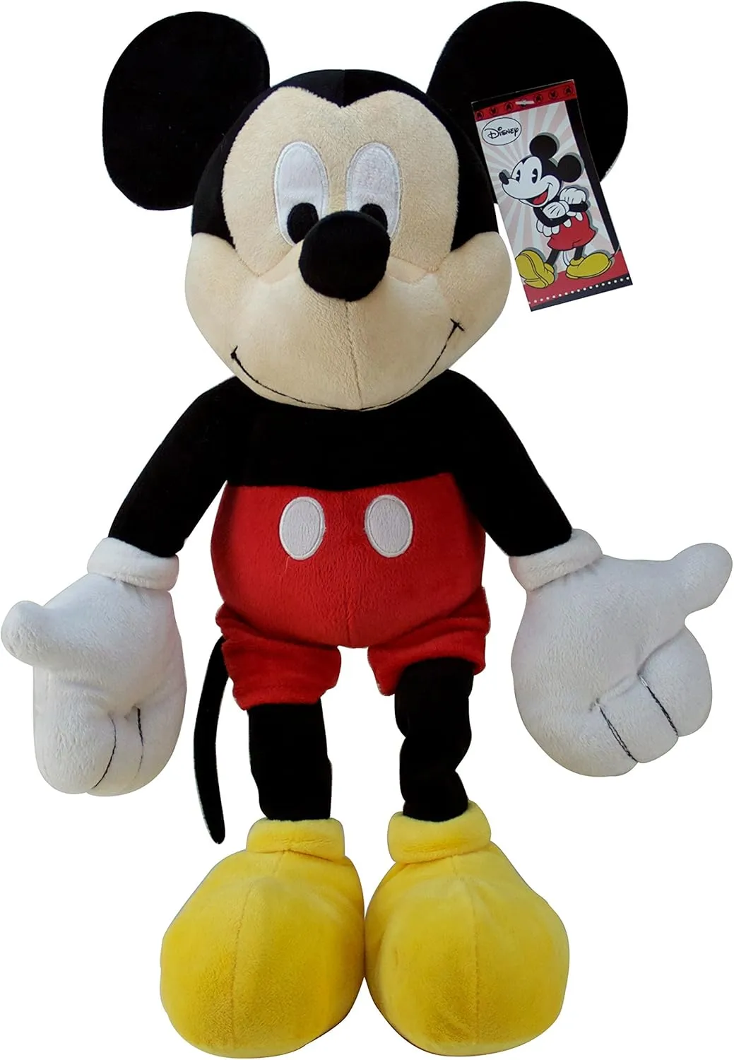 Jay Franco Disney Mickey Mouse Classic Plush Pillow Buddy Super Soft Polyester Microfiber