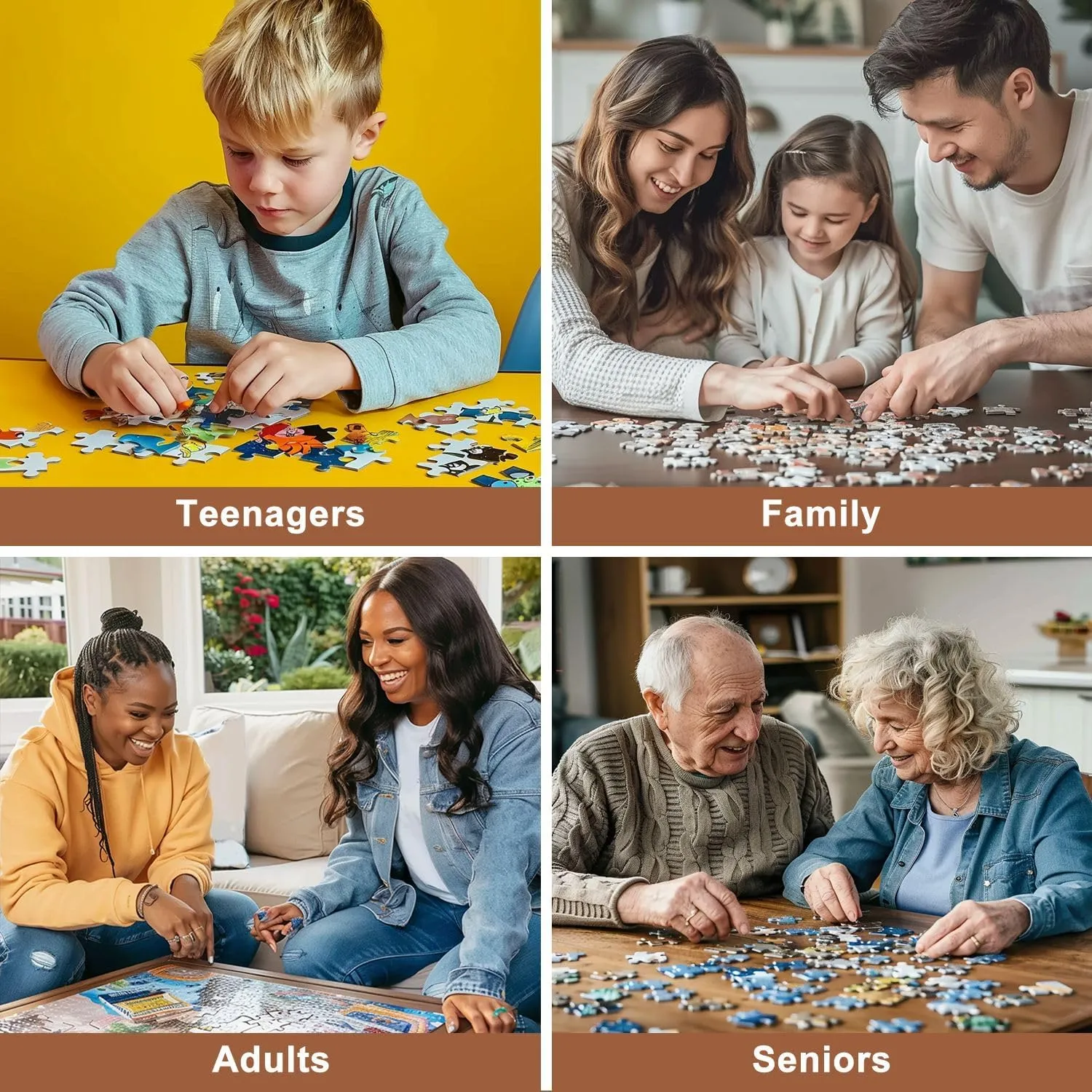 Jigsaw Puzzles 1000 Pieces for Adult Beach Fishing Village Firapotamos Milos Island Greece Puzzle Game for Family Wooden Puzzle Toy Educational Games Puzzles for Home Decor