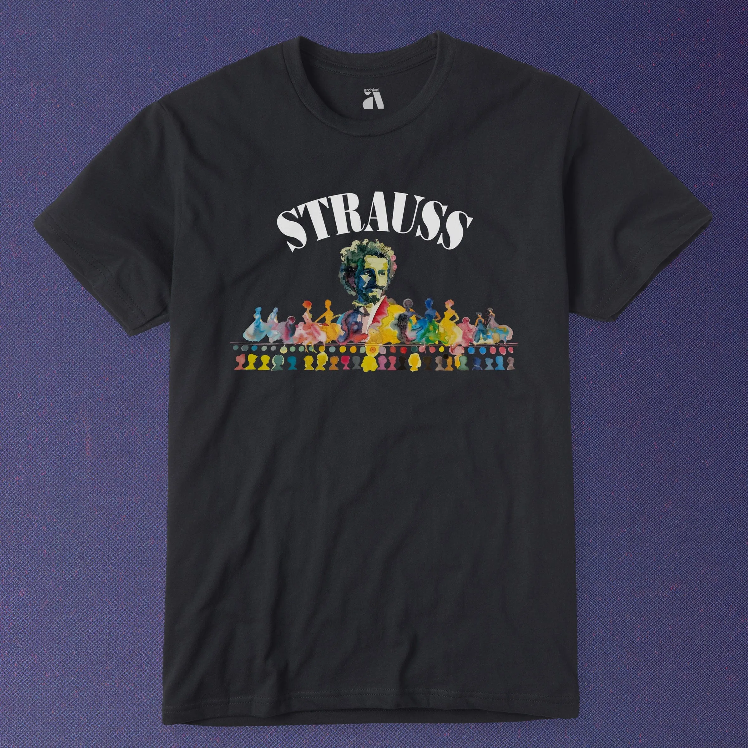 Johann Strauss: Illustrated T-Shirt